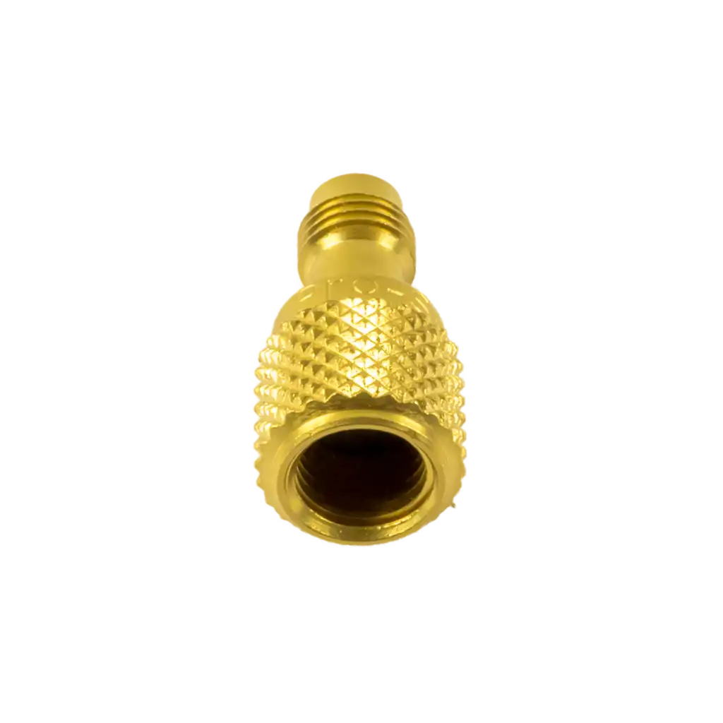 AD84-3 AD84 1/4" SAE to 1/2" ACME adapter 3 pack. Brass fittings for vacuum pumps, manifolds and recovery tanks. Durable, secure HVAC/R connections.