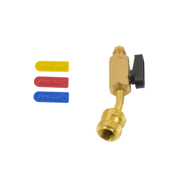 Pro-Set® BV410A adapter ball valve 1/4" SAE male x 5/16" SAE (1/2″-20)