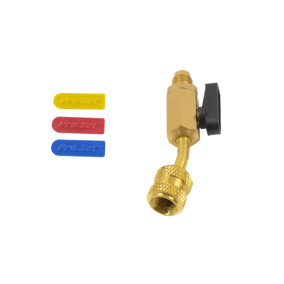 Pro-Set® BV410A adapter ball valve 1/4" SAE male x 5/16" SAE (1/2″-20)