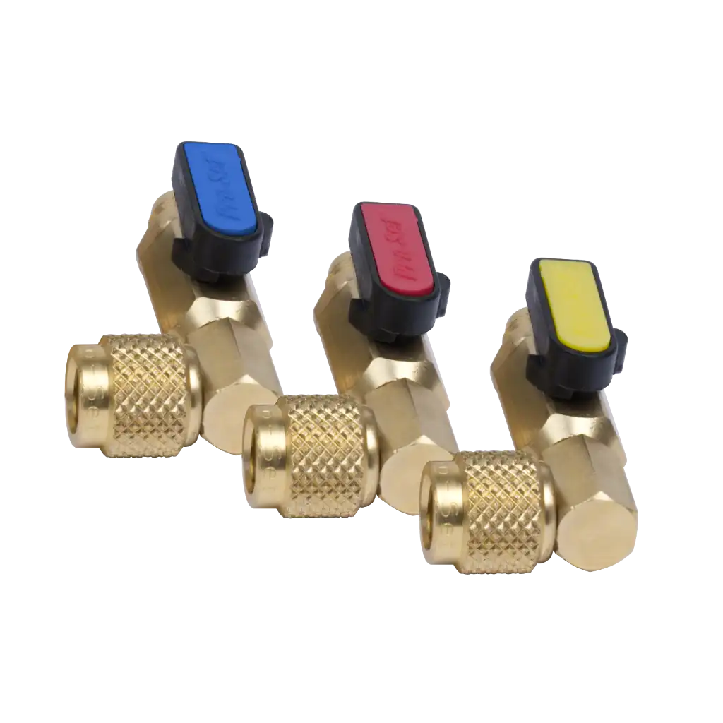 Pro-Set® BV903 premium adapter ball valves 90° 1/4" SAE Male X 1/4" SAE Female Ball Valves