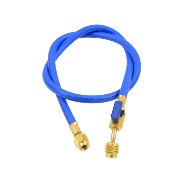 HP3BE Ball Valve Hose - CPS 3' 1/4" Blue Hose with Ball Valve