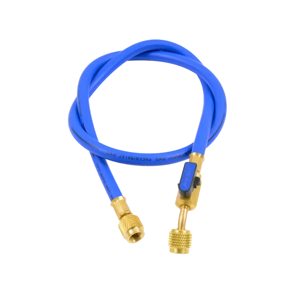 HP3BE Ball Valve Hose - CPS 3' 1/4" Blue Hose with Ball Valve