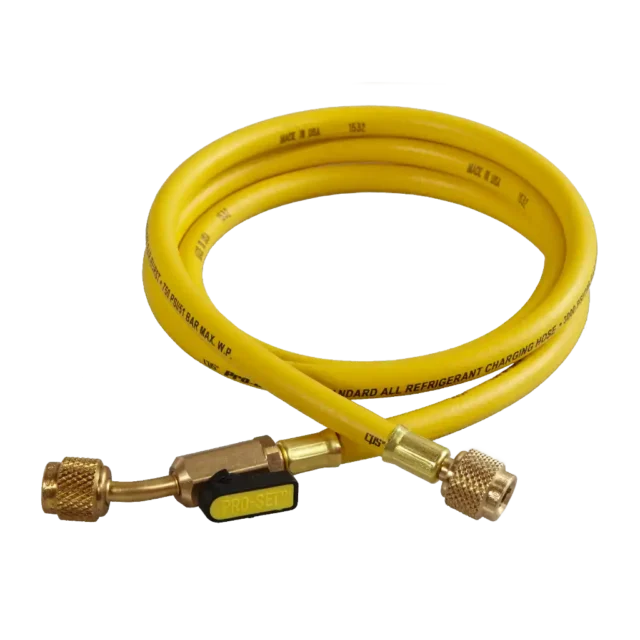 HP6YE CPS 6' Yellow 1/4" Ball Valve Hose