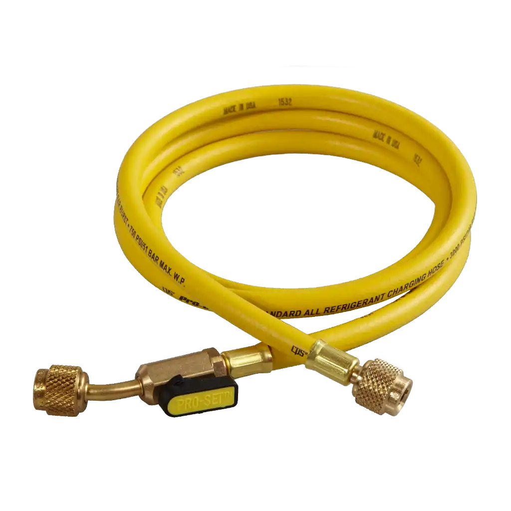 HP6YE CPS 6' Yellow 1/4" Ball Valve Hose