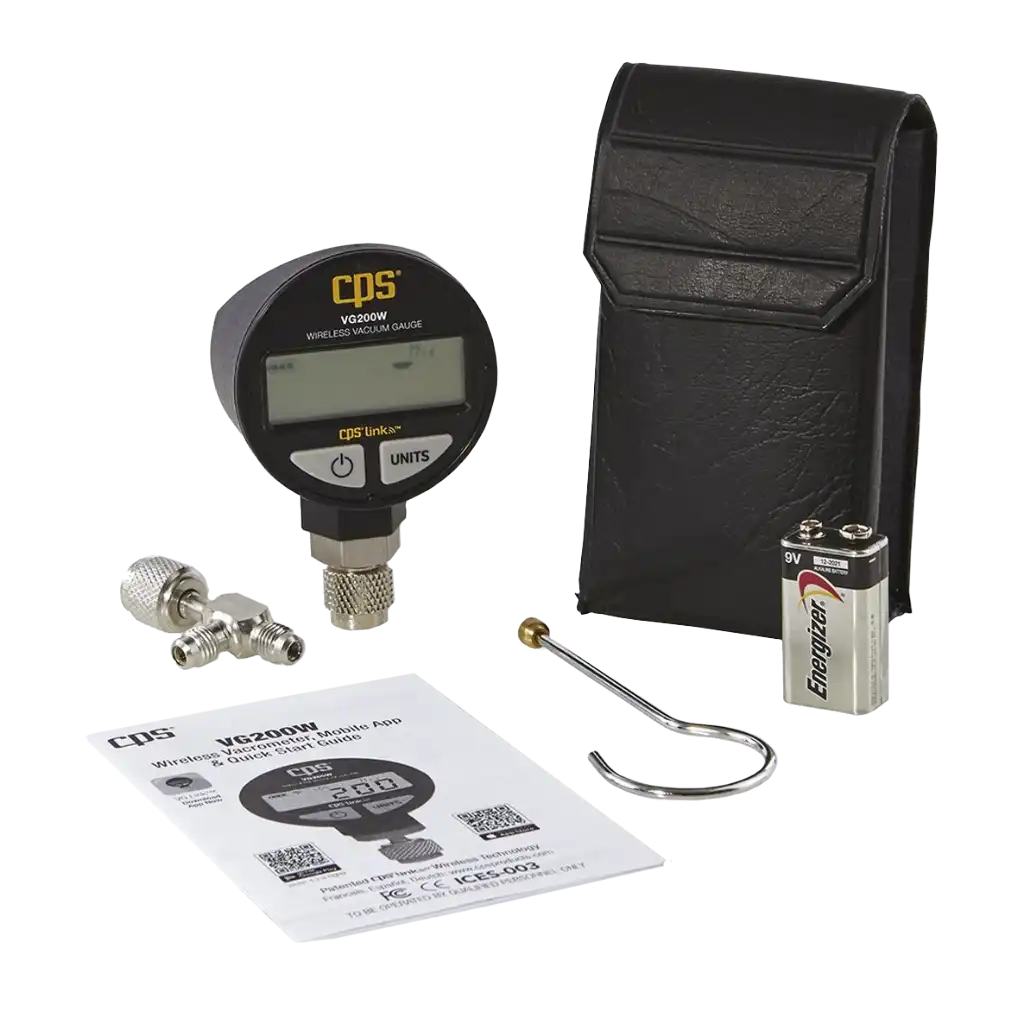 VG200W Wireless Digital Vacuum Gauge VG200W Wireless Digital Vacuum Gauge