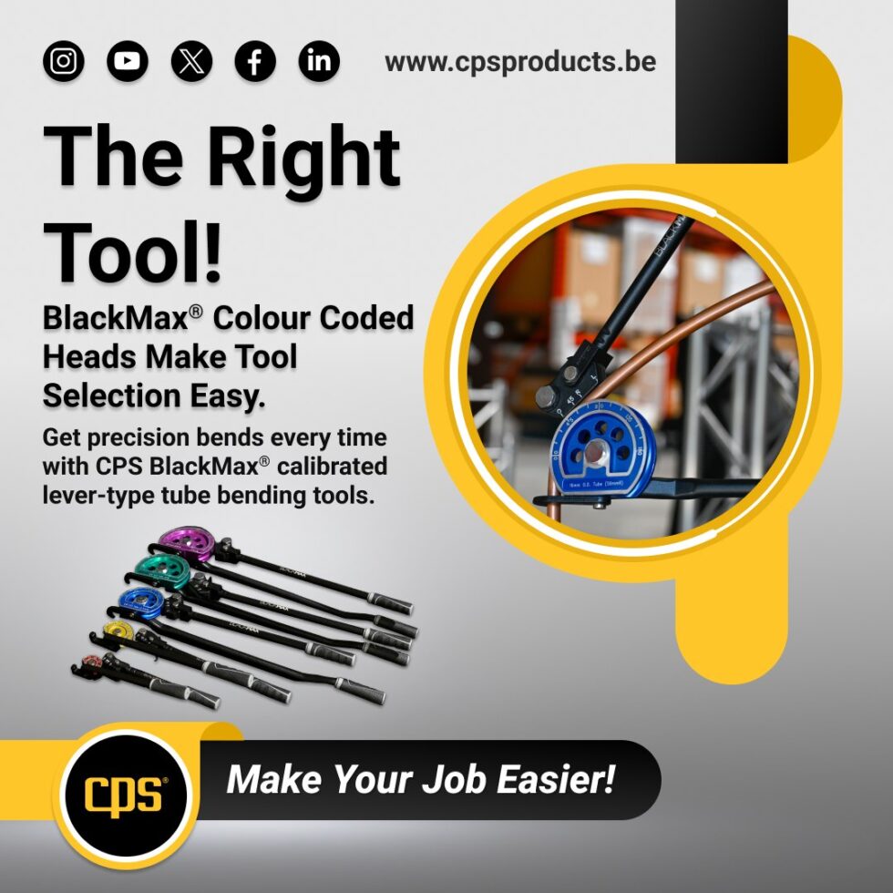 BlackMax BTB lever-type tube benders.